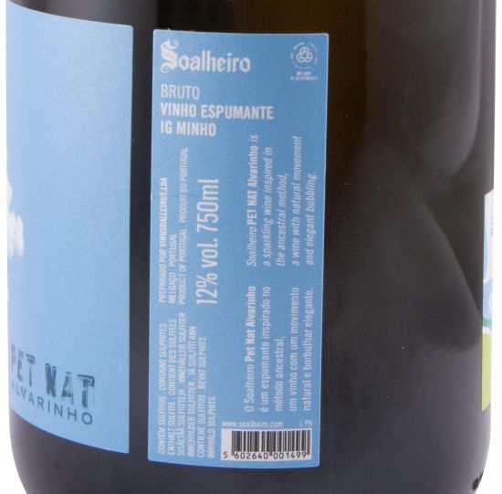 2021 Espumante Soalheiro Alvarinho Pet Nat