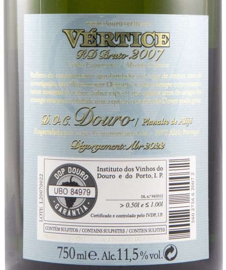 2007 Sparkling Wine Vértice Brut
