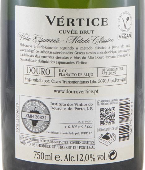 Espumante Vértice Cuvée Bruto