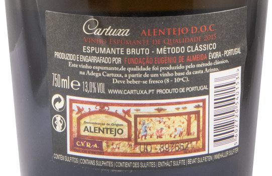 2015 Espumante Cartuxa Bruto