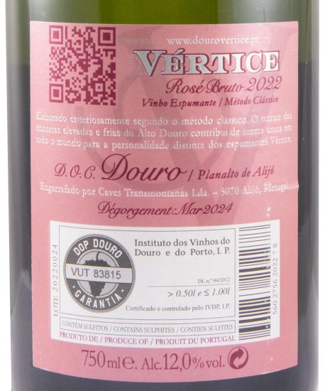 2022 Sparkling Wine Vértice Brut rosé
