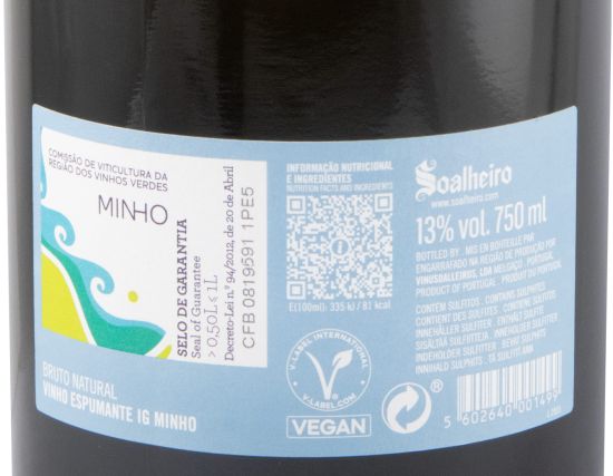 2023 Sparkling Wine Soalheiro Alvarinho Pet Nat