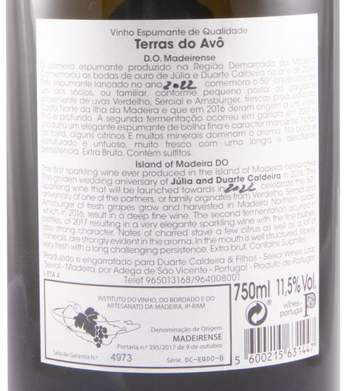 2016 Espumante Terras do Avô Bruto