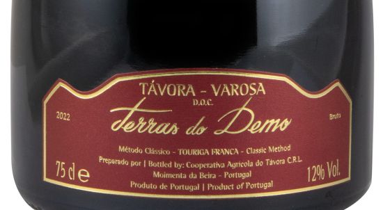 2022 Espumante Terras do Demo Bruto tinto