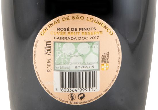 2017 Espumante Colinas Rosé de Pinots Cuvée Reserva Bruto rosé