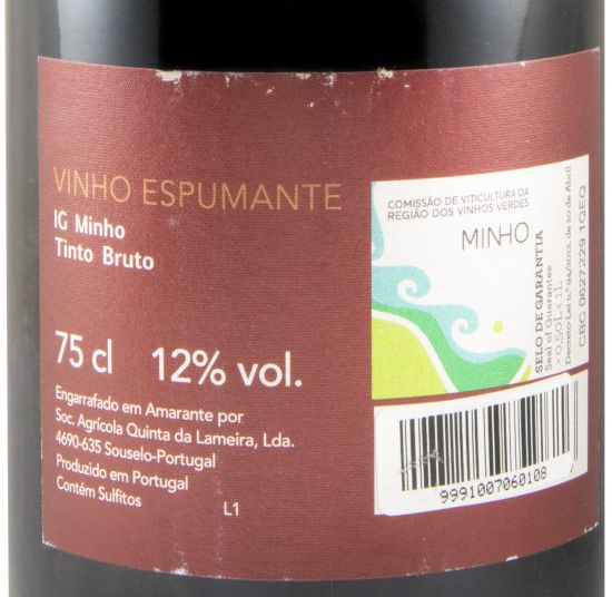 Espumante Seis Socalcos Bruto tinto