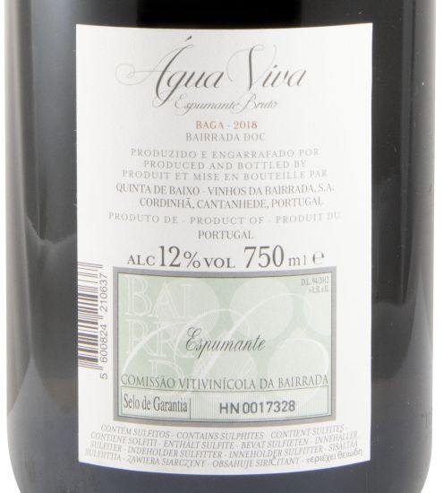 2018 Espumante Niepoort Água Viva Baga Bruto