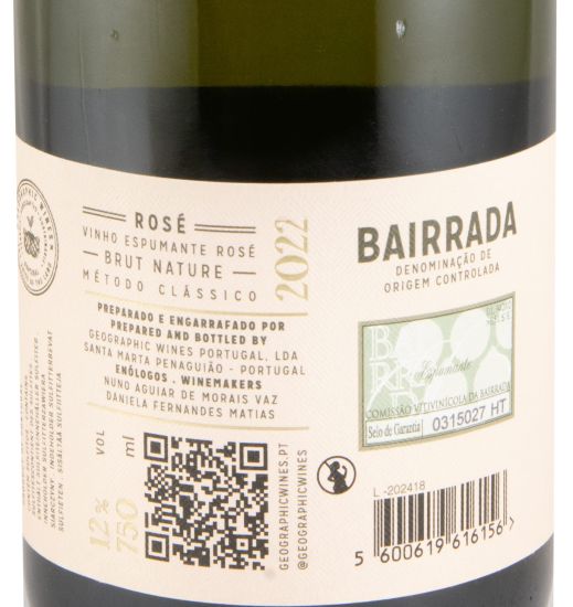 2022 Espumante La Volée Bruto Natural rosé
