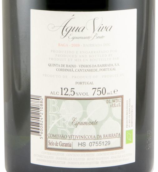 2019 Espumante Niepoort Água Viva Baga biológico Bruto