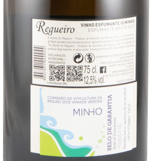 2022 Espumante Quinta do Regueiro Alvarinho Bruto