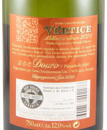 2021 Espumante Vértice Millésime Bruto