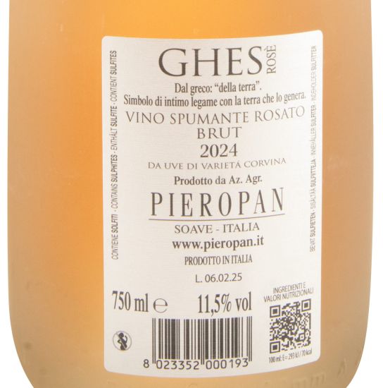2024 Sparkling Wine Pieropan Ghes Brut rosé