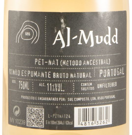 Espumante Al-Mudd Pet Nat Bruto Natural rosé