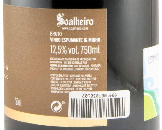 2020 Espumante Soalheiro Barrica Alvarinho Bruto