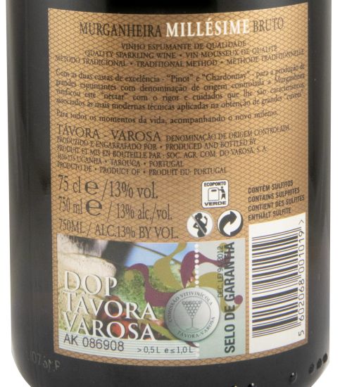 2015 Sparkling Wine Murganheira Millésime Brut
