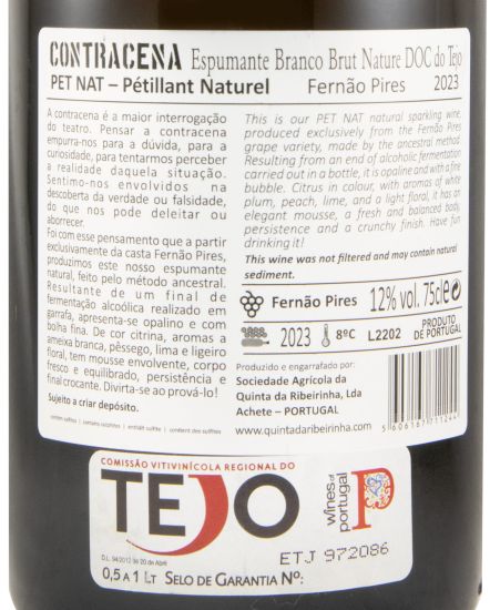 2023 Sparkling Wine Contracena Fernão Pires Pet Nat