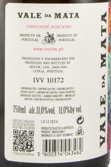 2024 Espumante Rocim Vale da Mata Pet Nat rosé