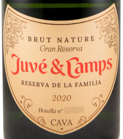 2020 Espumante Cava Juvé & Camps Reserva de la Familia Bruto Natural biológico