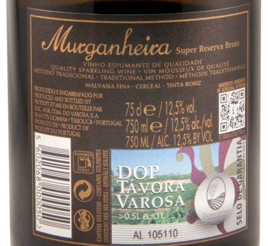 2022 Sparkling Wine Murganheira Super Reserva Brut