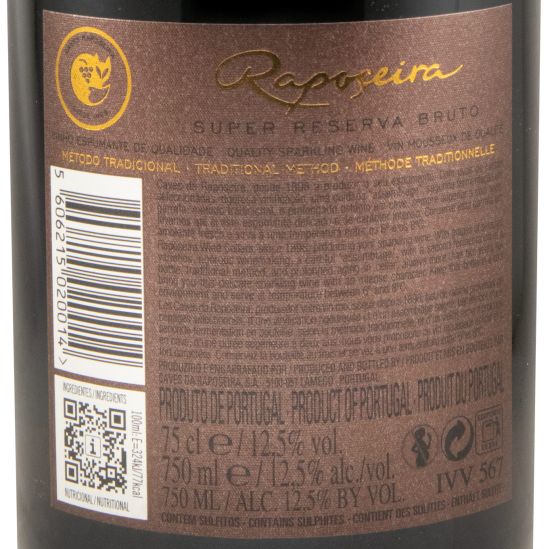 2019 Espumante Raposeira Super Reserva Bruto