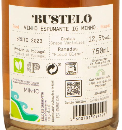 2023 Sparkling Wine Bustelo Bruto rosé