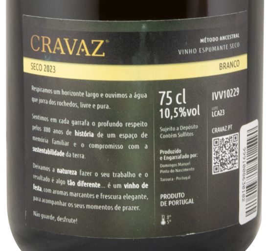 2023 Sparkling Wine Cravaz Ancestral Alvarinho Dry