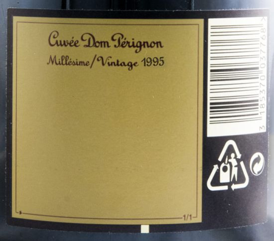 1995 Champagne Dom Pérignon Bruto
