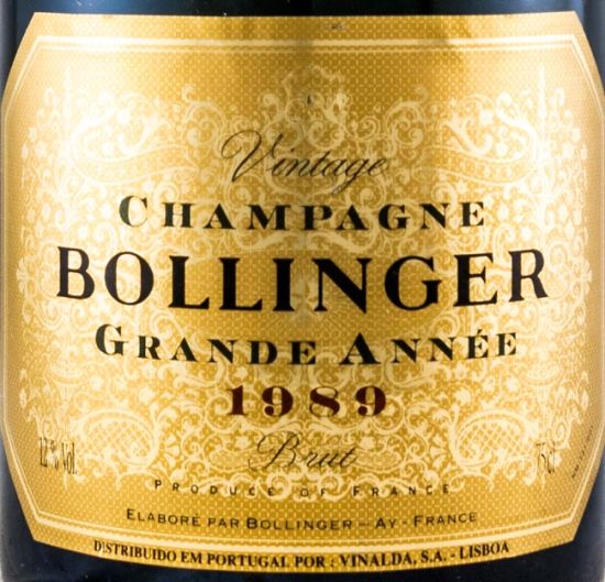 1989 Champagne Bollinger Grande Année Extra Bruto
