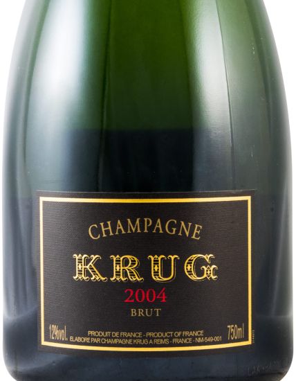 2004 Champagne Krug Vintage Bruto