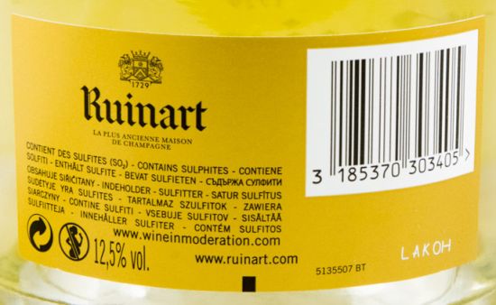 Champagne Ruinart Blanc de Blancs Bruto