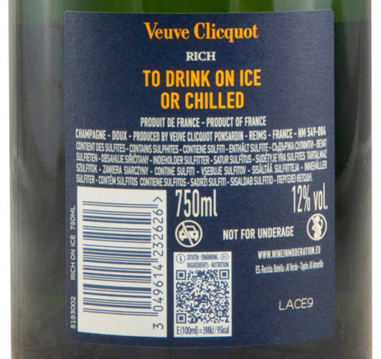 Champagne Veuve Clicquot Doce