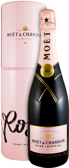 Champagne Moët & Chandon Impérial Black Tie Box Bruto rosé