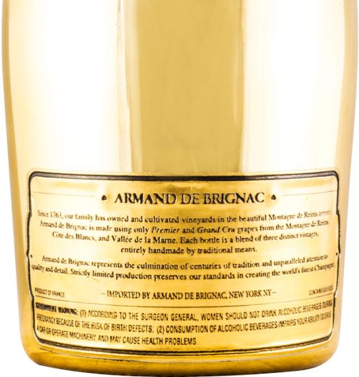 Champagne Armand de Brignac Gold Brut 3L