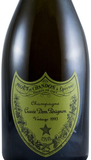 1993 Champagne Dom Pérignon Brut w/2 Copos