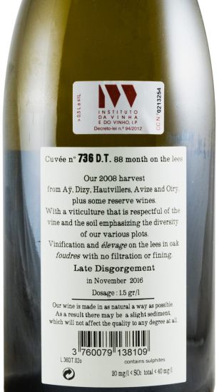 Champagne Jacquesson Cuvée 736 Degorgement Tardive
