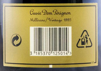 1993 Champagne Dom Pérignon Vintage Brut