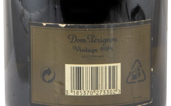 1998 Champagne Dom Pérignon Bruto