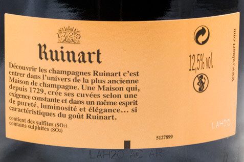 Champagne Ruinart Brut w/2 Flutes rose