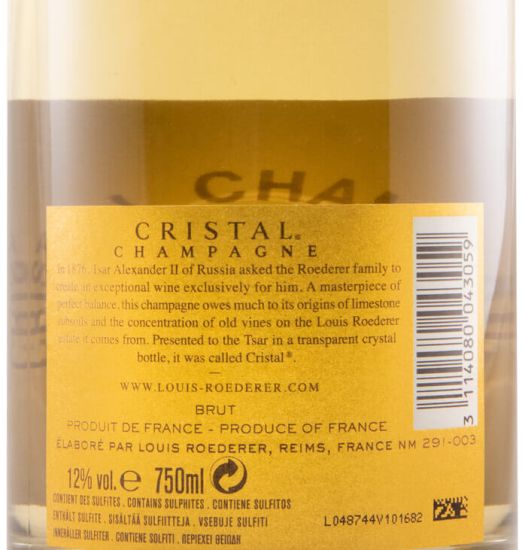 2012 Champagne Louis Roederer Cristal Bruto