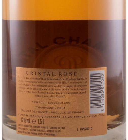 2009 Champagne Louis Roederer Cristal Bruto rosé 1,5L