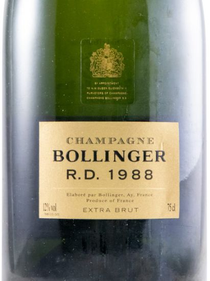 1988 Champagne Bollinger R.D. Extra Bruto
