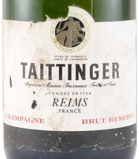 Champagne Taittinger Reserve Brut (former bottle)