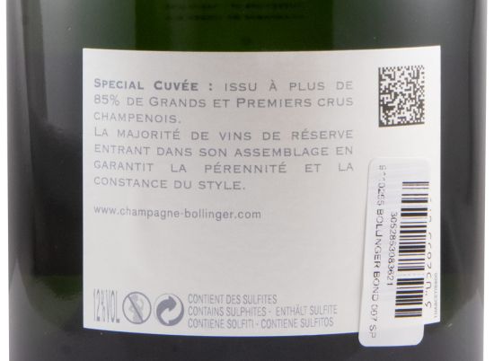 Champagne Bollinger Bond 007 No Time To Die Special Cuvée