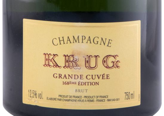Champagne Krug 168ème Édition Grand Cuvée Bruto