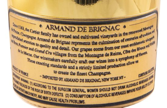 Champagne Armand de Brignac Gold Bruto