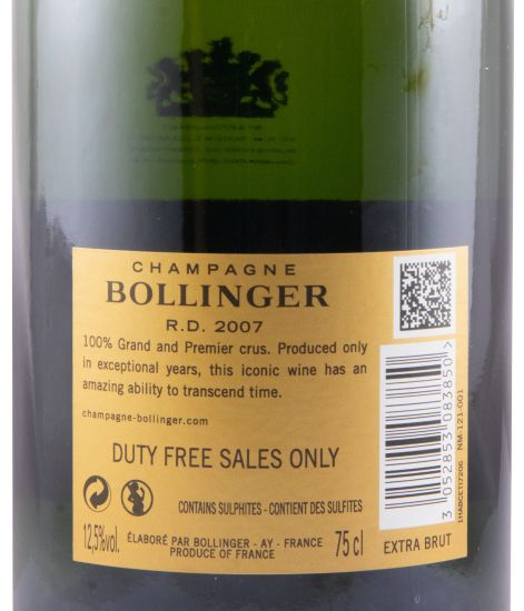 2007 Champagne Bollinger R.D. Extra Brut