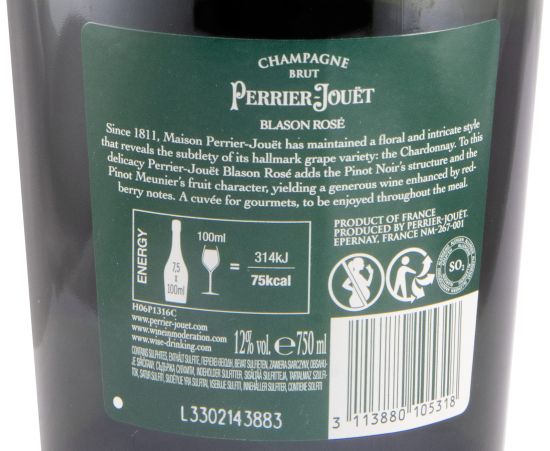 Champagne Perrier-Jouët Blason Bruto rosé