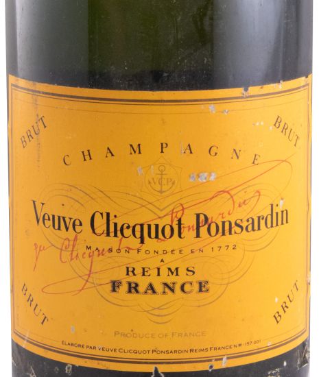 Champagne Veuve Clicquot Ponsardin Bruto (rótulo antigo)