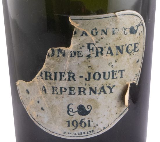 1961 Champagne Perrier-Jouët Blason Brut (damaged label)