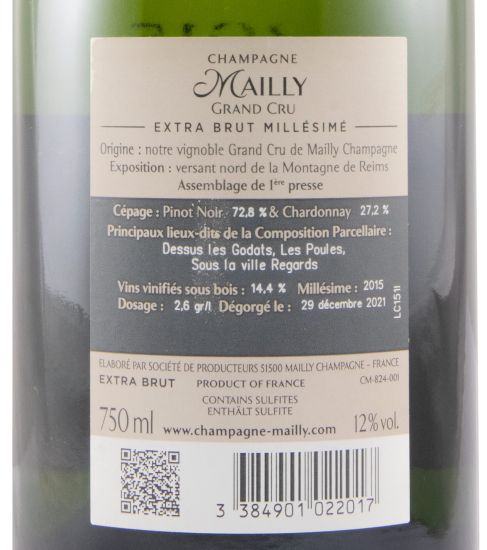 Champagne Mailly Grand Cru Extra Bruto